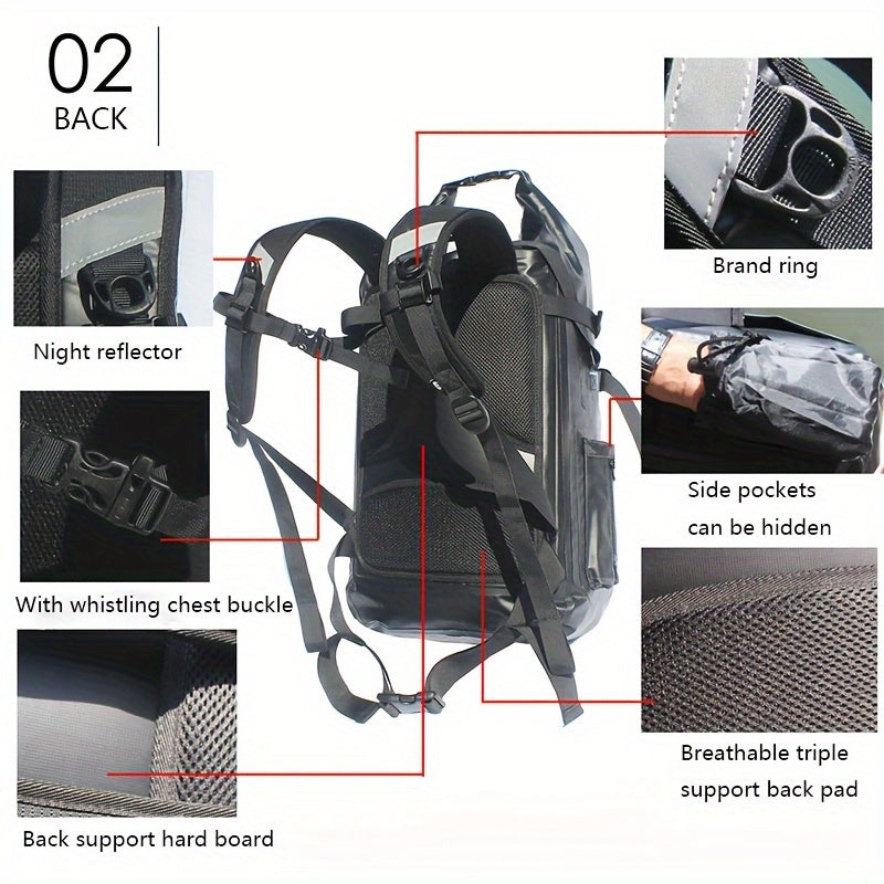 Wasserdichter Tauchrucksack PVC – Dive & Wear Tauchausrüstung