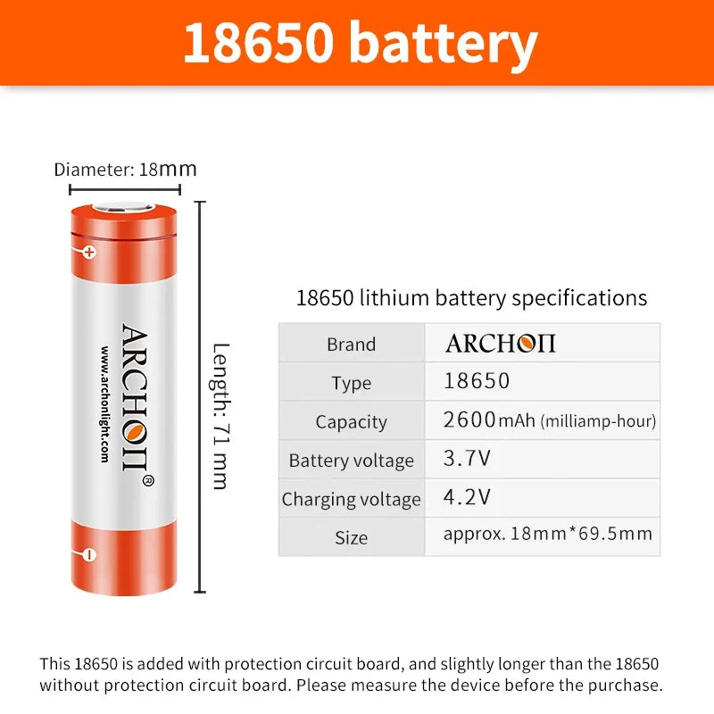 ARCHON D11V II Tauchvideolicht Warmweiß HD – Dive & Wear