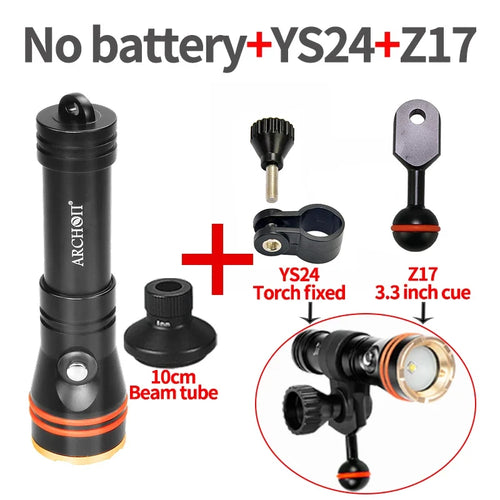 ARCHON D11V II Tauchvideolicht Warmweiß HD – Dive & Wear