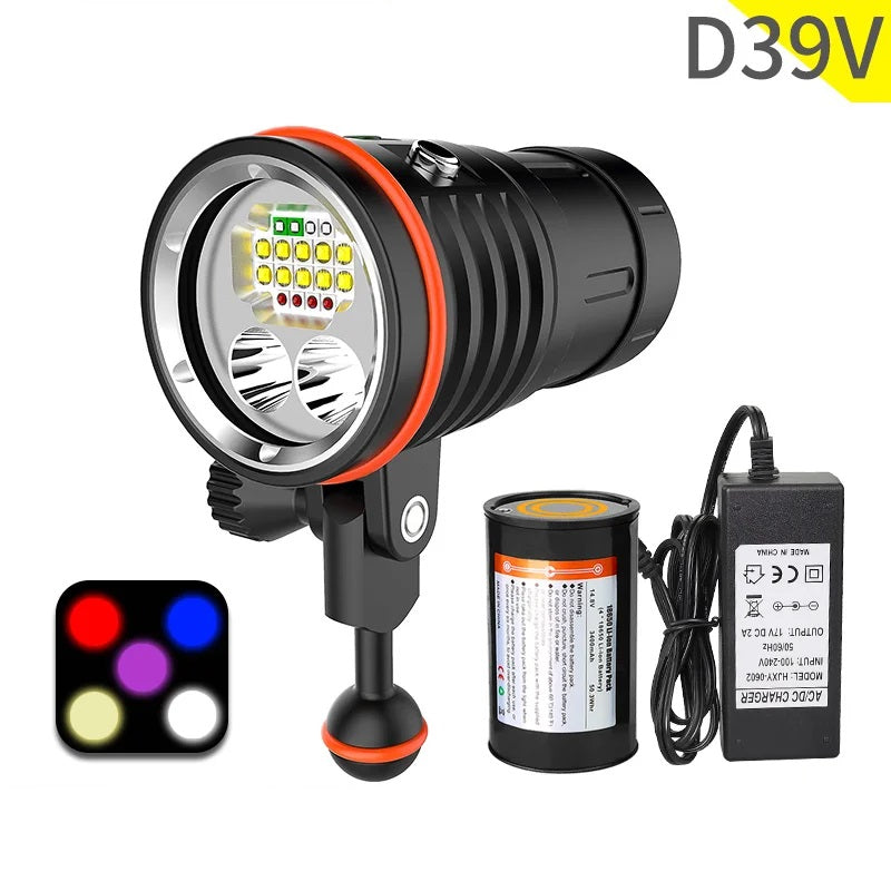 ARCHON D39V Tauchlicht 10000 Lumen – Dive & Wear Taschenlampe