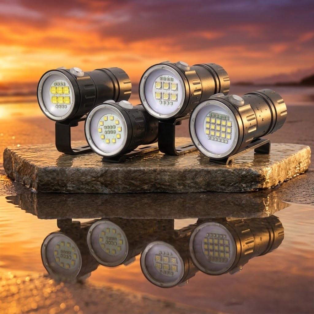 Fotolicht Tauchtaschenlampe – Dive & Wear Unterwasser-Fotolicht