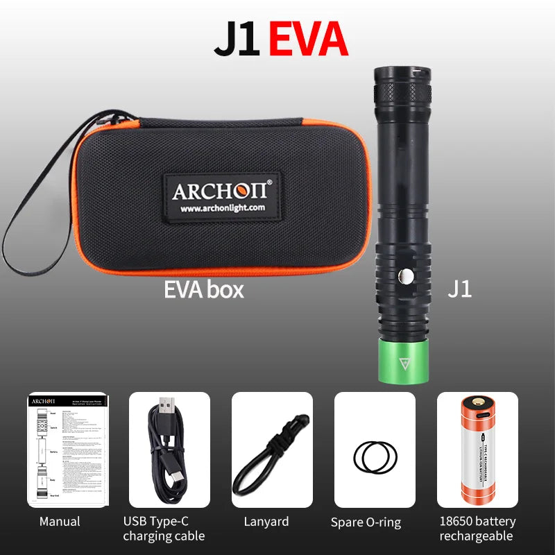 ARCHON J1 Tauch-Laserlicht Grün – Dive & Wear Coaching Licht