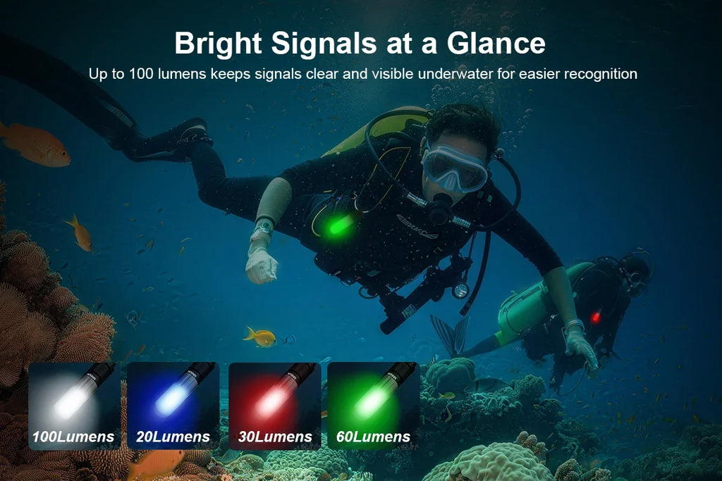 Xtar SD2 4-in-1 Tauchsignallicht – Dive & Wear Signalgerät