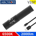 Archon V10P Tauchtaschenlampe – Dive & Wear Fotolicht für Taucher