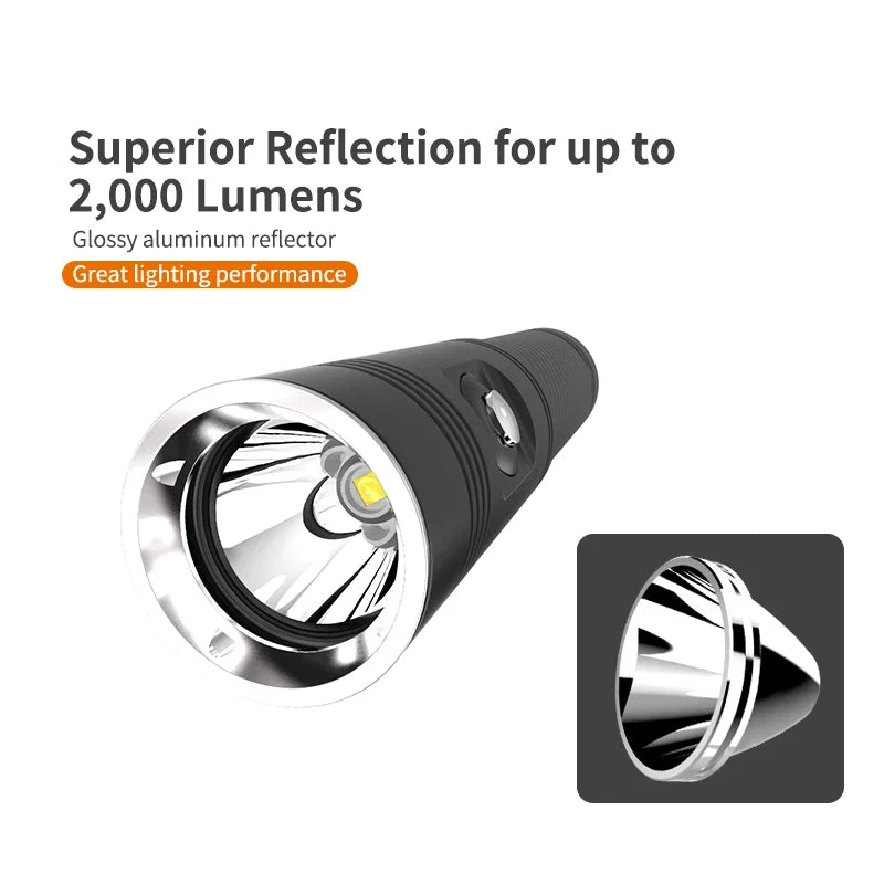 Archon V10P Tauchtaschenlampe – Dive & Wear Fotolicht für Taucher