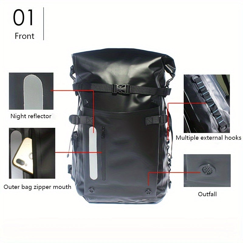 Wasserdichter Tauchrucksack PVC – Dive & Wear Tauchausrüstung