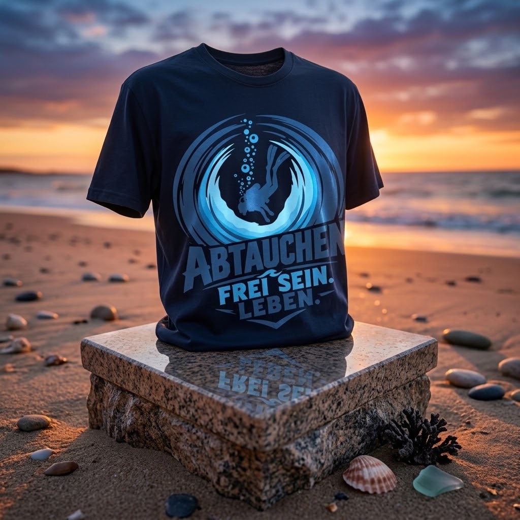 Taucher T-Shirt Unisex – Dive & Wear Baumwoll-Shirt für Taucher